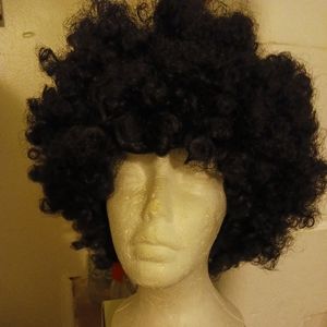 AFRO WIG BY "JANET'S COLLECTION" BLACK ..100% KANKELON FIBER..FITS MOST